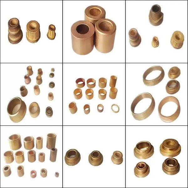 Copper alloy powder metallurgy pressed parts
